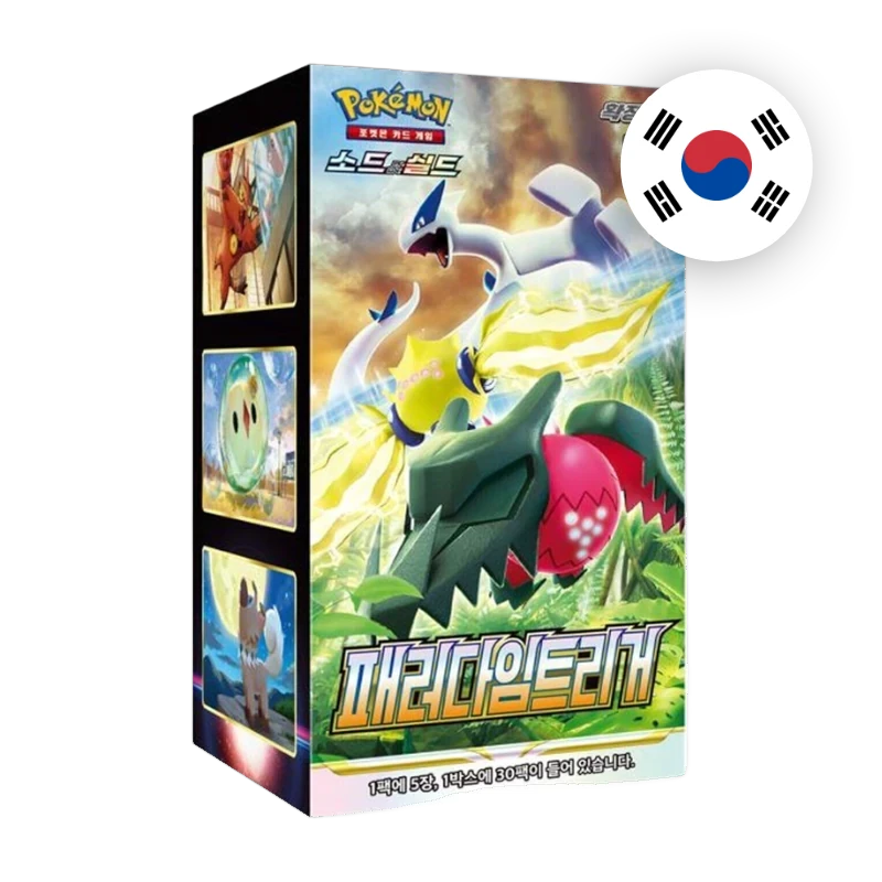 Pokemon SW/SH Paradigm Trigger Display, koreanische Ausgabe — originalverpackter Booster-Karton