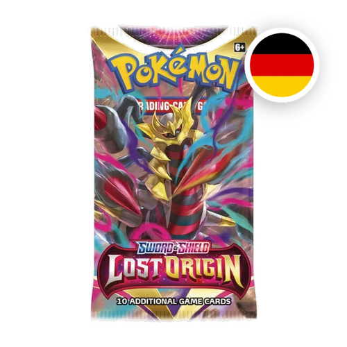 Pokemon SW/SH Verlorener Ursprung Booster, deutsche Ausgabe — versiegeltes Boosterpack