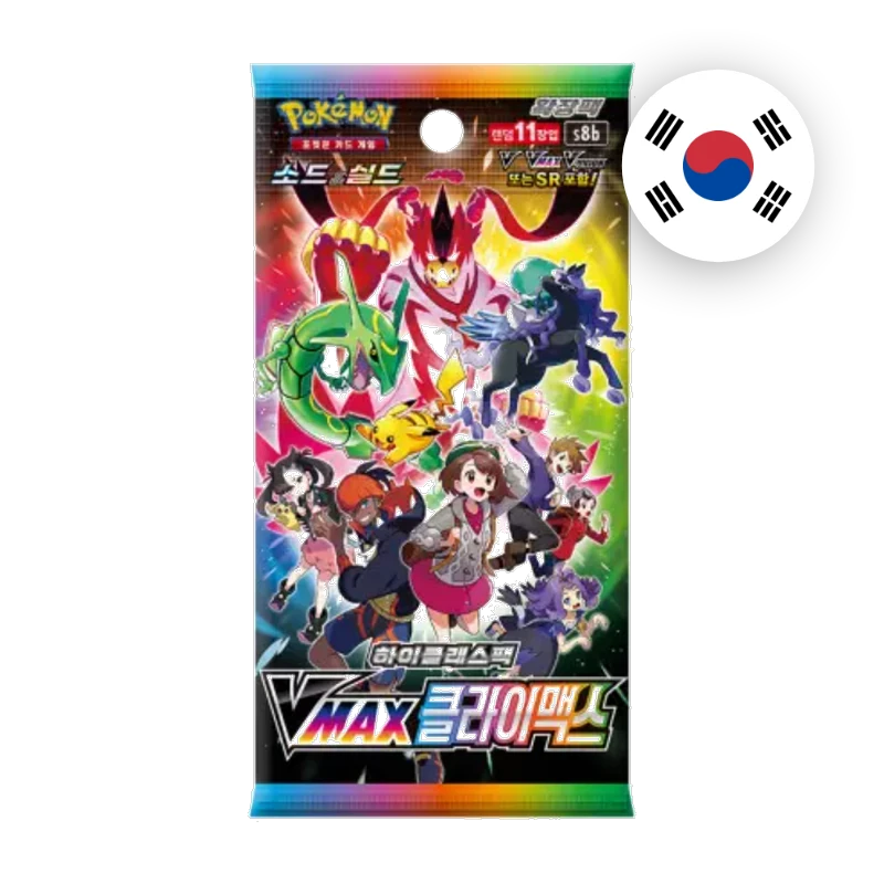 Pokemon SW/SH Vmax Climax Booster, koreanische Ausgabe — versiegeltes Boosterpack