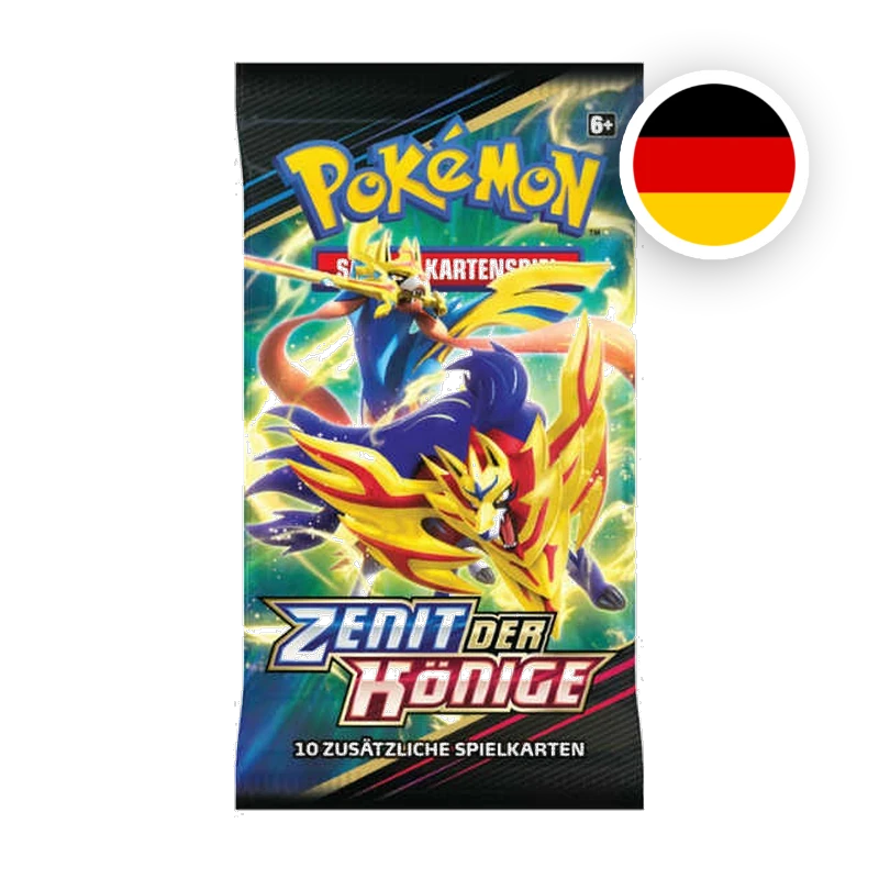 Pokemon SW/SH Zenit der Könige Booster, deutsche Ausgabe — versiegeltes Boosterpack