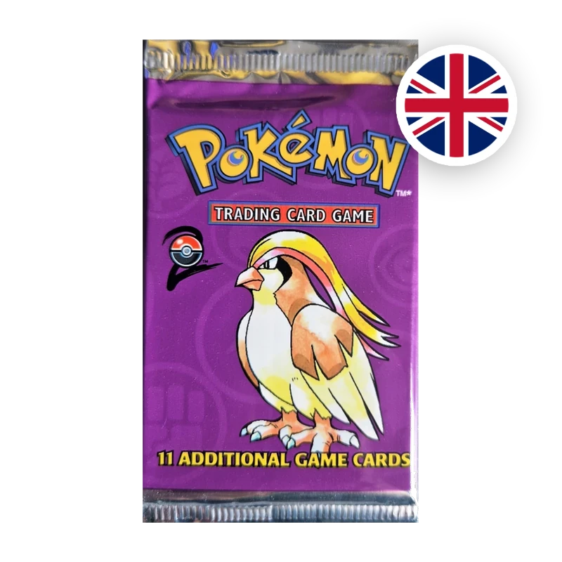 Pokemon WOTC Base Set 2 Booster, englische Ausgabe — versiegeltes Boosterpack