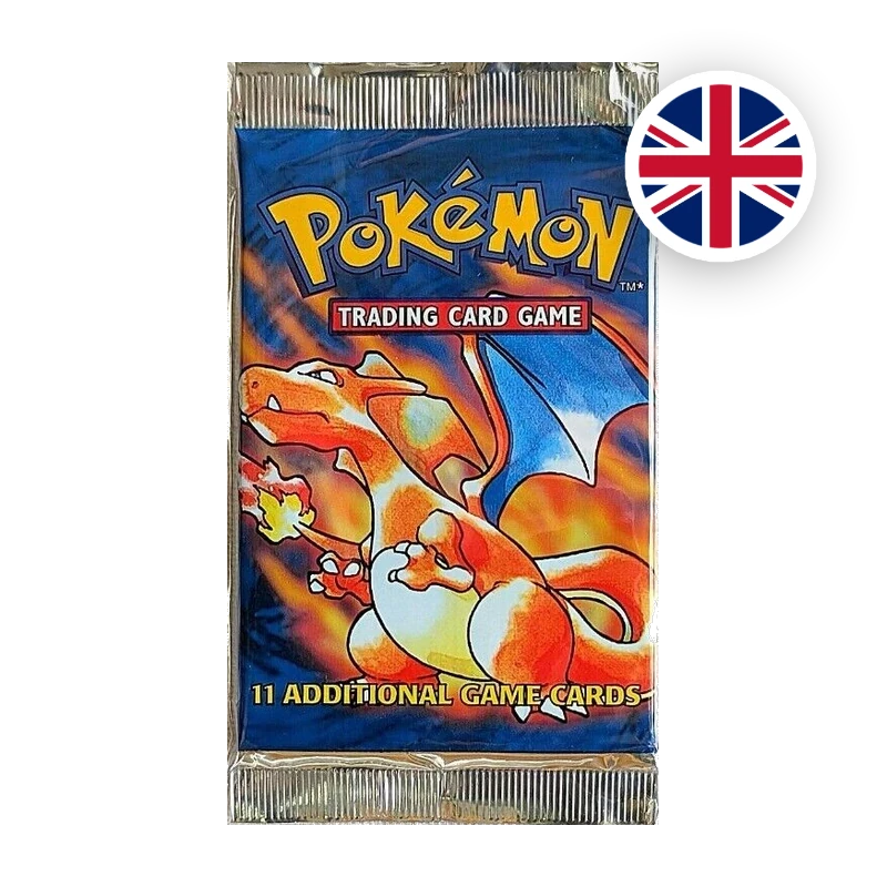 Pokemon WOTC Base Set Booster, englische Ausgabe — versiegeltes Boosterpack