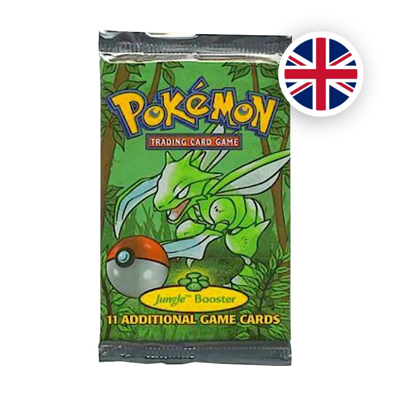 Pokemon WOTC Jungle Booster, englische Ausgabe — versiegeltes Boosterpack