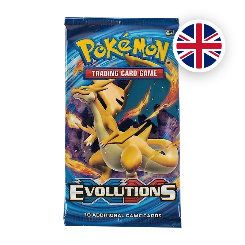 Pokemon X/Y Evolutions Booster, englische Ausgabe — versiegeltes Boosterpack